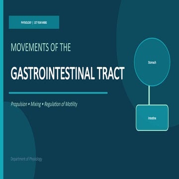 Gastric motility | PPTX