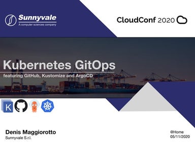 Kubernetes GitOps featuring GitHub, Kustomize and ArgoCD