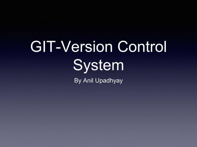 Git - Simplified For Testers