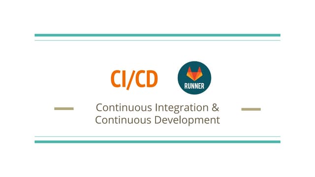 GITS Class #16: CI/CD (Continuous Integration & Continuous Deployment) with G...