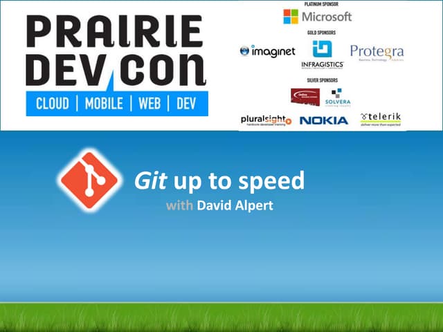 Git uptospeed