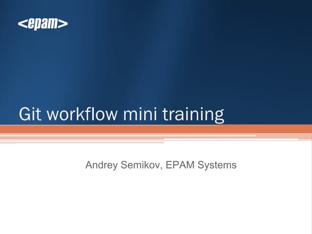 Git workflow libre semikov