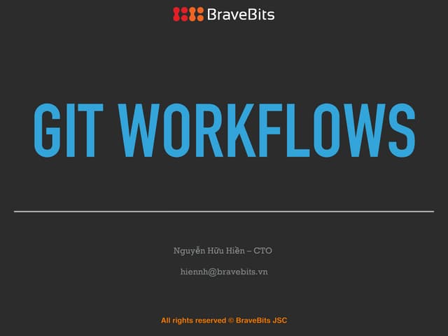 GIT Workflows 