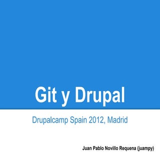 Git y drupal
