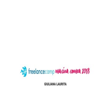 Ceci n'est pas un freelance - Freelancecamp Marina Romea 2018