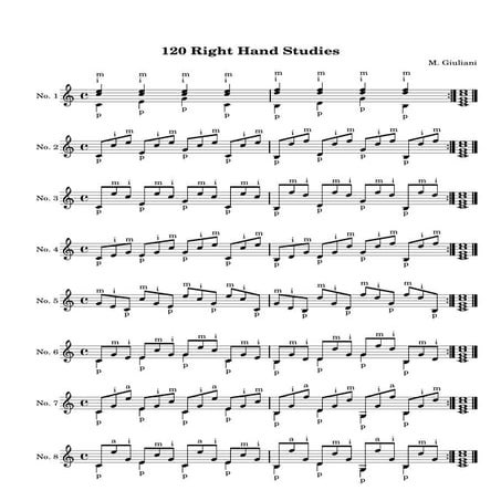 120 Estudios de arpegio op 1