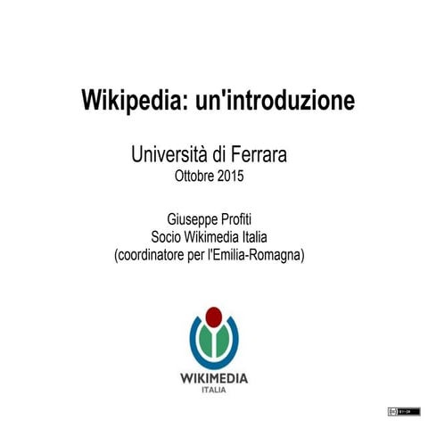 Introduzione a Wikipedia