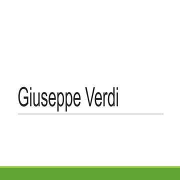 Giuseppe verdi