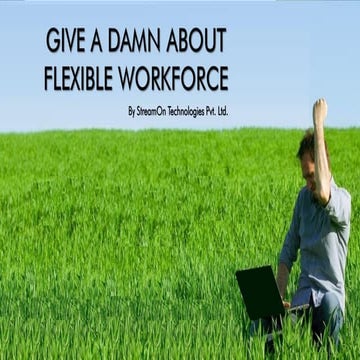 Give a Damn about Flexible Workforce