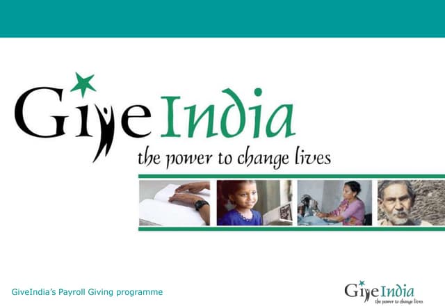 Give India Payroll Giving Programme
