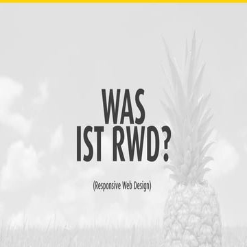 euw kurz und gut: Was ist Responsive Webdesign?