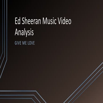 Give me love analysis