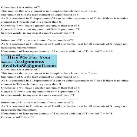 Given that S is a subset of TThis implies that any element is in S.pdf