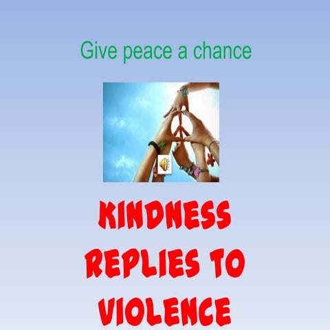 Give peace a chance