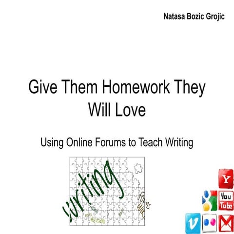 Give them homework they will love rsss