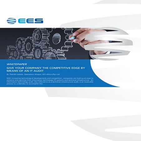 Give Your Company the Competitive Edge by Means of an IT Audit