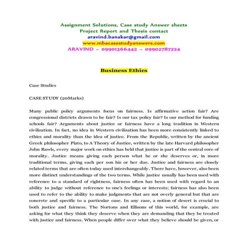 Give your views on the case