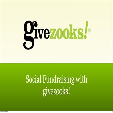 Social Fundraising for Nonprofits (no audio)