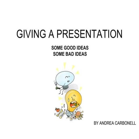 The 6 P's of Giving a Good Presentation | PDF