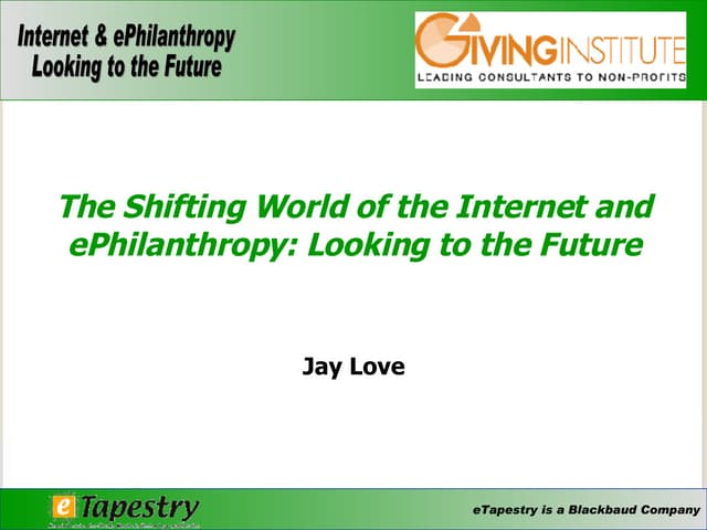 Giving Institute