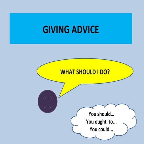 Giving advice