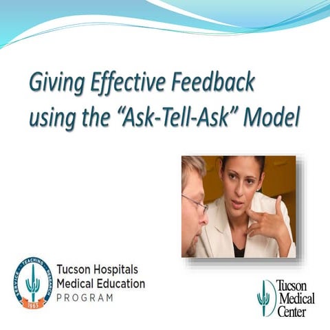 Giving effective feedback - TMC | PPTX