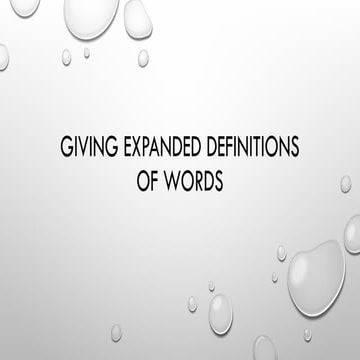 Giving Expanded Definitions of Words.pptx