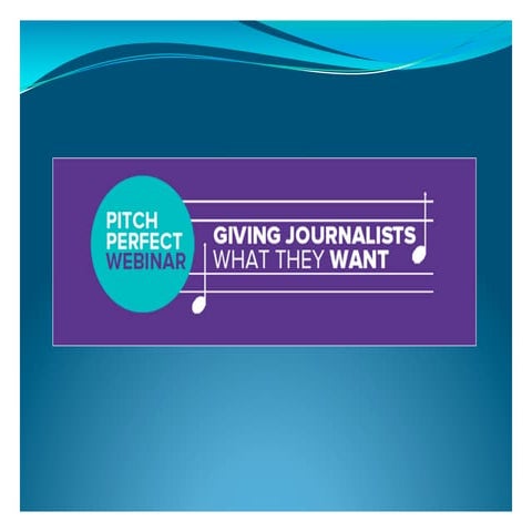 Pitch Perfect: Giving Journalists What they Want