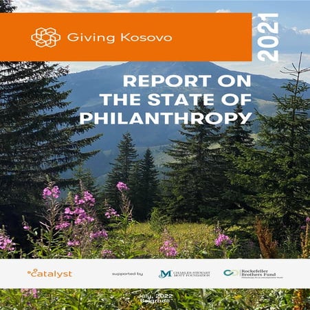 Giving Kosovo 2021 - Report on the State of Philanthropy