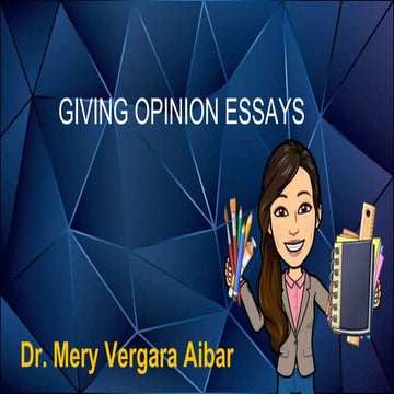 Giving opinion essays for fce