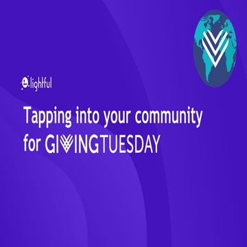 Tapping into your community for #GivingTuesday