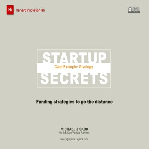 Startup Secrets: Raising Funding - Case – Givology