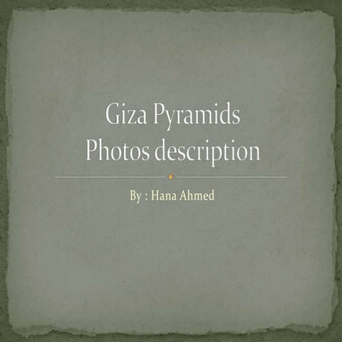Giza pyramids