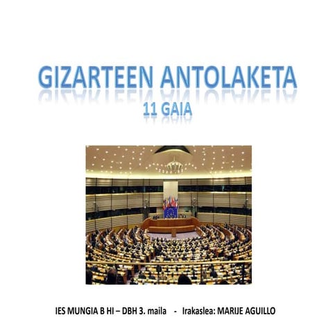 Gizarteen antolaketa