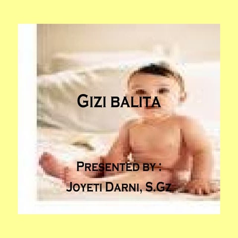 Gizi balita anak sekolah