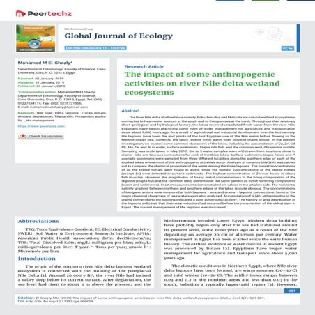 Global Journal of Ecology