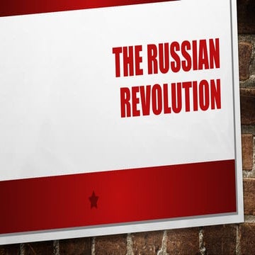 The Russian Revolution: Communism takes over Russia