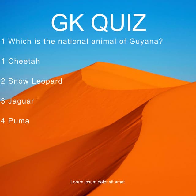 Gk quiz