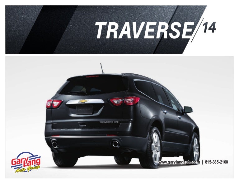 Gary Lang Auto >> 2014 Chevrolet Traverse Brochure Gary Lang Auto >> 2014 Chevrolet Traverse Brochure