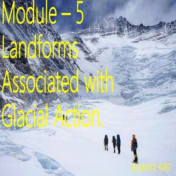 Landforms associated with Glacier