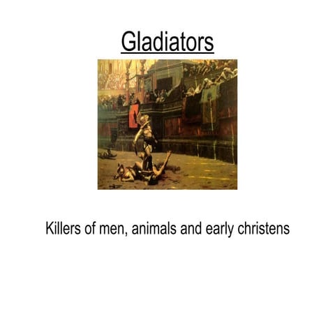 Emperors and gladiators | PPTX