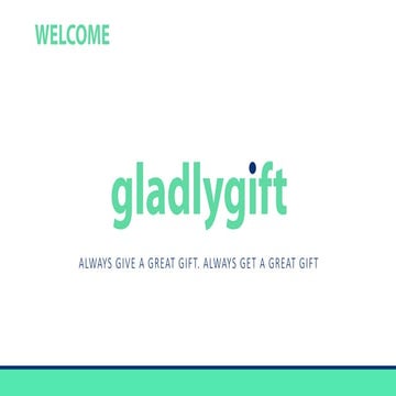 Gladlygift Pitch Deck