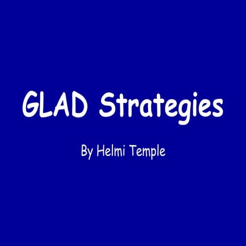 Glad strategies pp