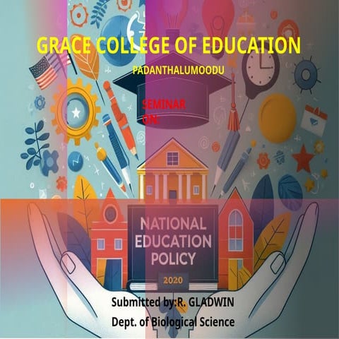 National education policy NEP 2020 india new education | PPTX