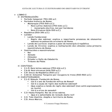 Guía de lectura; Eutropius I