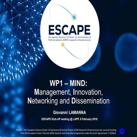 ESCAPE Kick-off meeting - WP1 (Feb 2019 - 2nd day) 