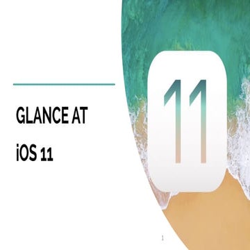 Glance at iOS 11