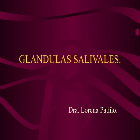 Glandulas salivales