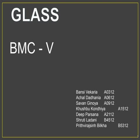 Glass In Construction