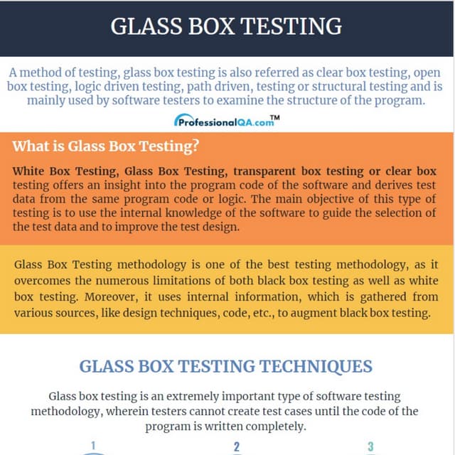 Glass Box Testing A Detailed Guide! PDF